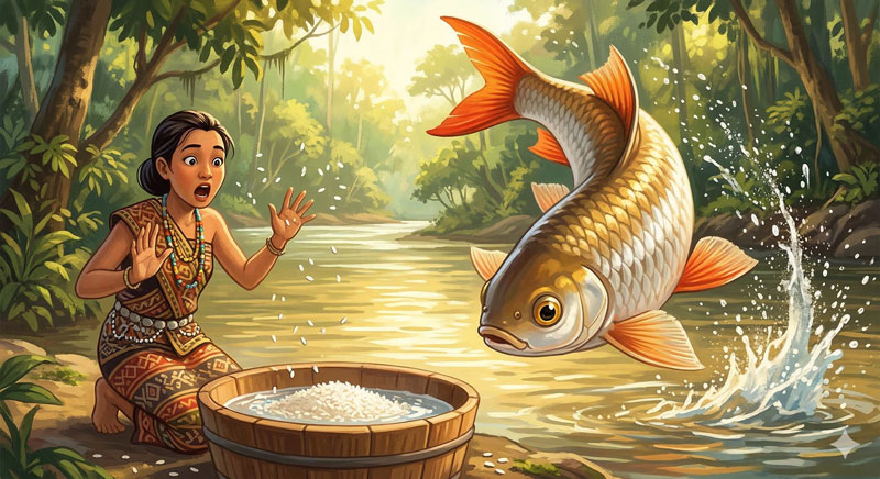 adegan_05_tengadak_melompat_ke_wadah_beras